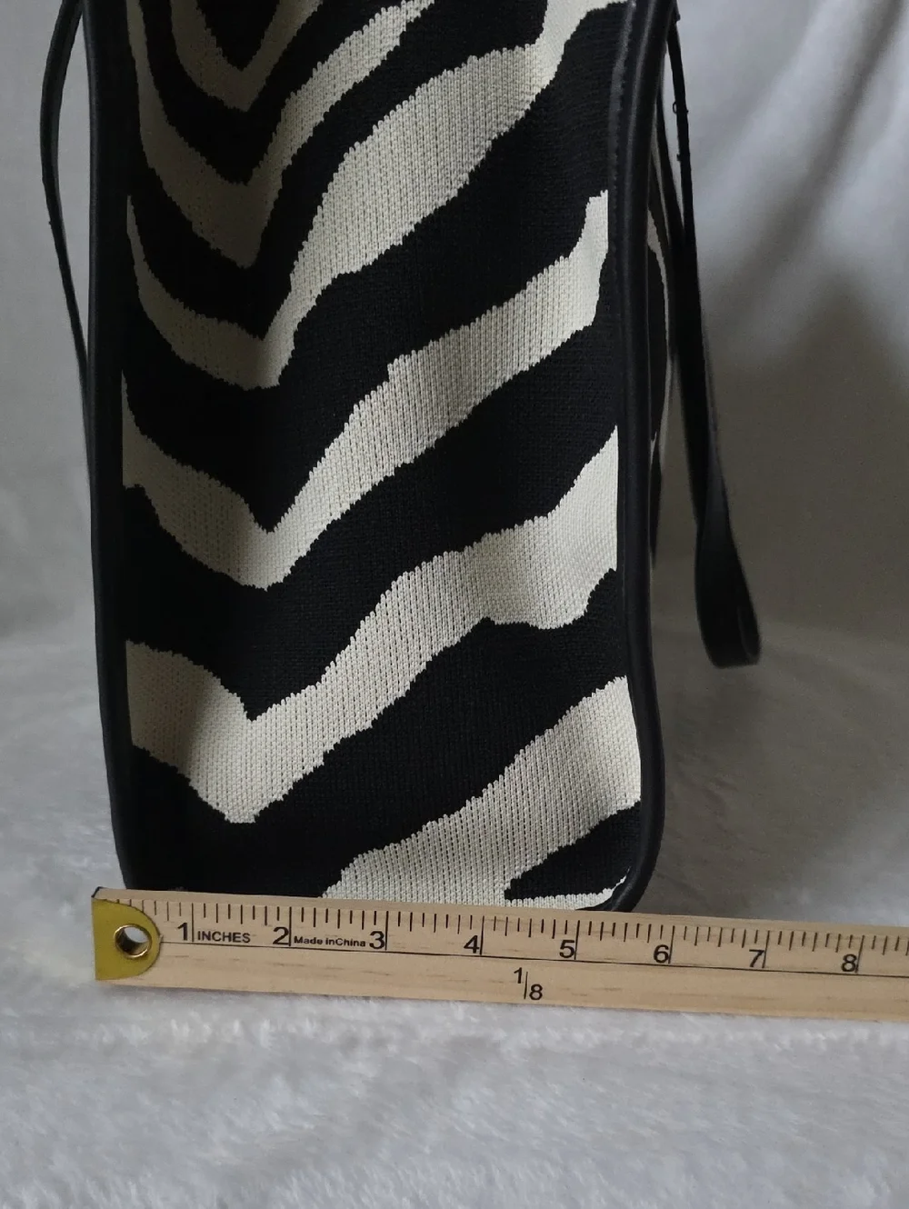 Viola Castellani Stylish‎ Zebra Print Tote Bag